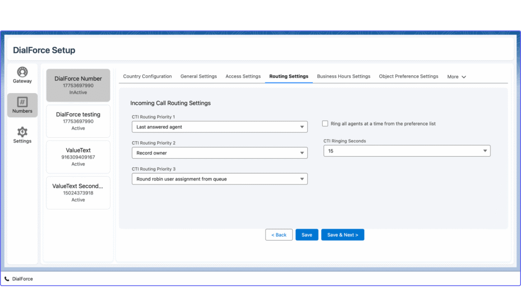 Call Routing